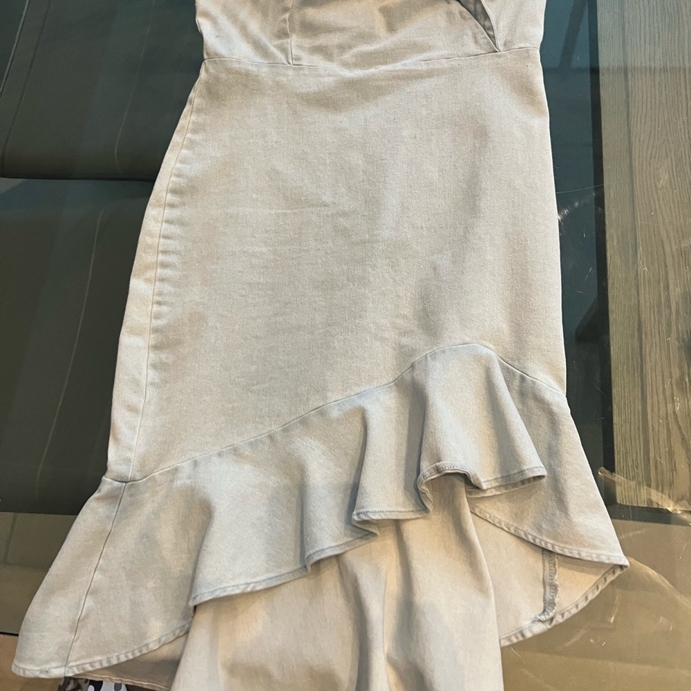 Jean stretch dress